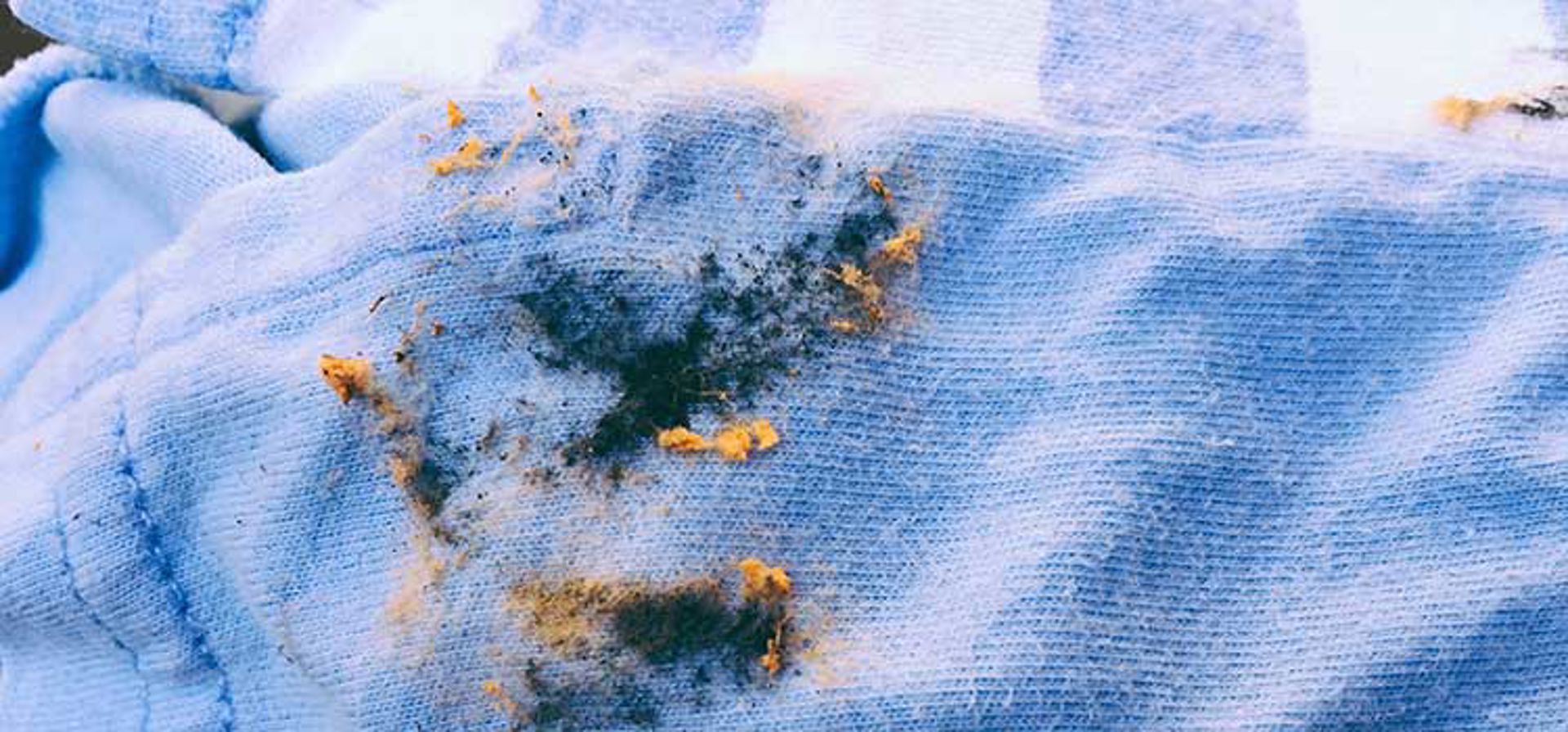 Burnt Moldy Clothing Repair